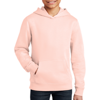 District Youth V.I.T. Fleece Hoodie, Rosewater Pink, Front view