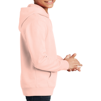 District Youth V.I.T. Fleece Hoodie, Rosewater Pink, Right Sleeve view