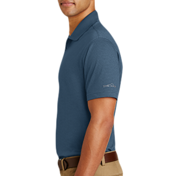 Eddie Bauer Performance Polo, Coast Blue, Left side view