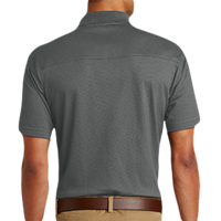 Eddie Bauer Performance Polo, Grey Steel, Back view