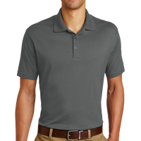Eddie Bauer Performance Polo, Grey Steel, Front view