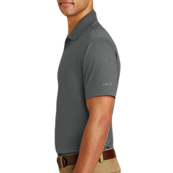 Eddie Bauer Performance Polo, Grey Steel, Left side view