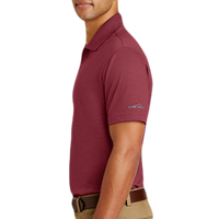 Eddie Bauer Performance Polo, Red Rhubarb, Left side view