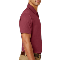 Eddie Bauer Performance Polo, Red Rhubarb, Right side view