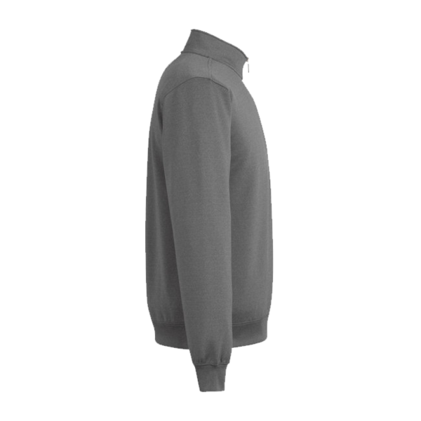 Fairway & Greene Men's Caves Tech Quarter-Zip Pullover, Dark Shadow Grey Heather / Dark Shadow Grey Heather, Right Sleeve view