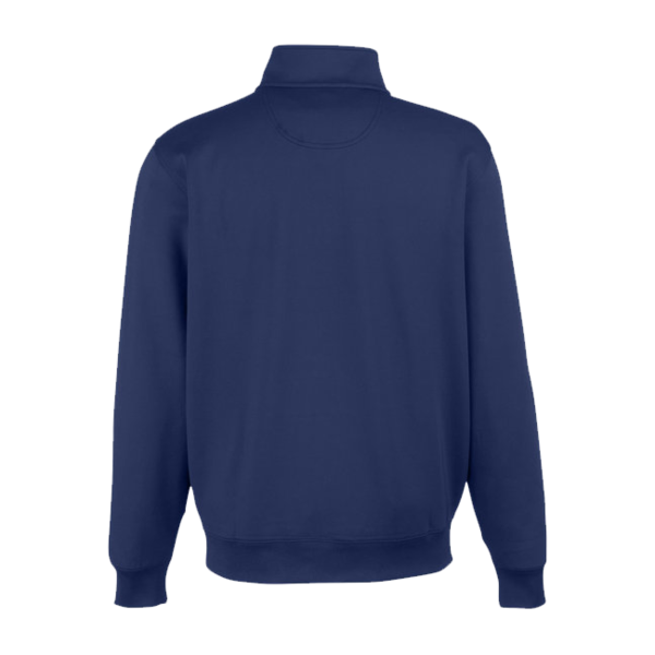 Fairway & Greene Men's Caves Tech Quarter-Zip Pullover, Marine / Marine, Back view