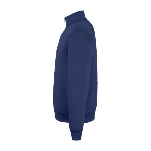 Fairway & Greene Men's Caves Tech Quarter-Zip Pullover, Marine / Marine, Left Sleeve view