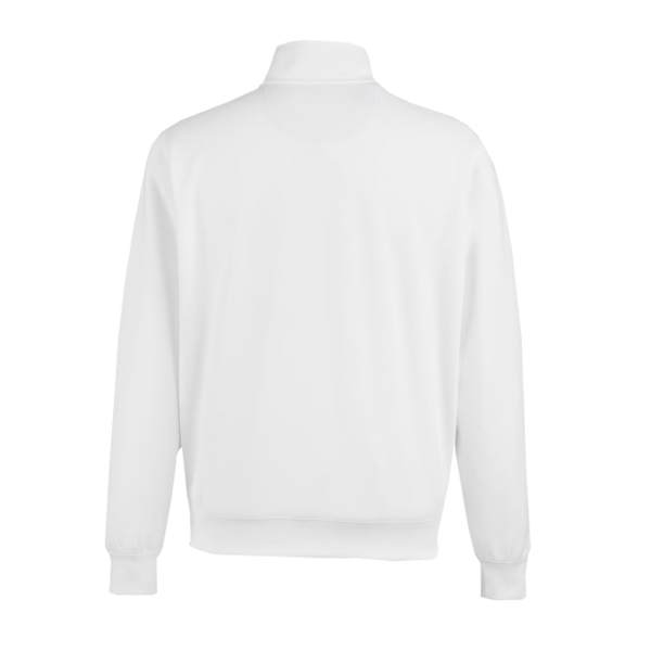 Fairway & Greene Men's Caves Tech Quarter-Zip Pullover, White / White, Back view