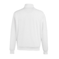 Fairway & Greene Men's Caves Tech Quarter-Zip Pullover, White / White, Back view
