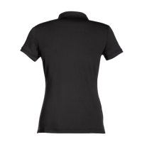 Fairway & Greene Women's Claire Tech Polo, Black, Back view