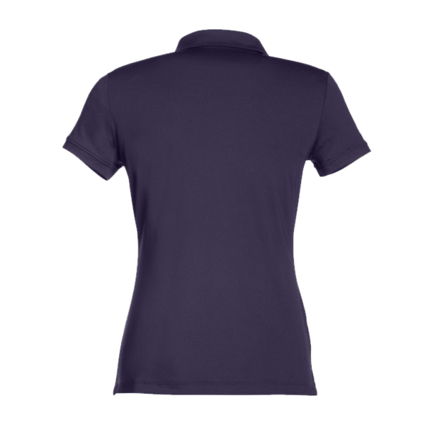 Fairway & Greene Women's Claire Tech Polo, Eclipse, Back view
