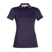 Fairway & Greene Women's Claire Tech Polo, Eclipse, Front view