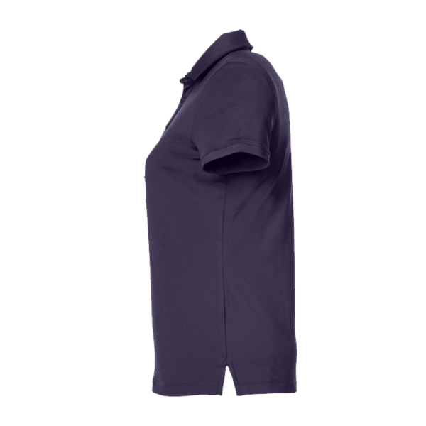Fairway & Greene Women's Claire Tech Polo, Eclipse, Left Sleeve view