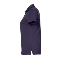 Fairway & Greene Women's Claire Tech Polo, Eclipse, Left Sleeve view