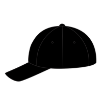 Flexfit by Yupoong 110® Cool & Dry Mini-Piqué Cap, Black, Left Side view