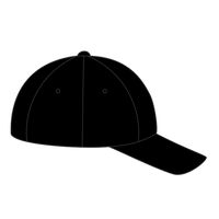 Flexfit by Yupoong 110® Cool & Dry Mini-Piqué Cap, Black, Right Side view