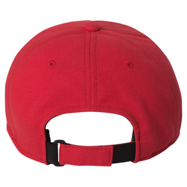 Flexfit by Yupoong 110® Cool & Dry Mini-Piqué Cap, Red, Back view