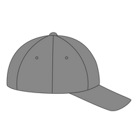 Flexfit by Yupoong 110® Cool & Dry Mini-Piqué Cap, Silver, Right Side view