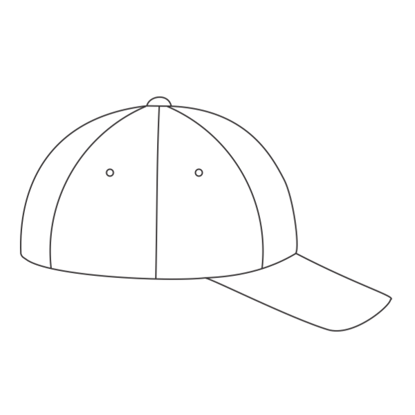 Flexfit by Yupoong 110® Cool & Dry Mini-Piqué Cap, White, Right Side view