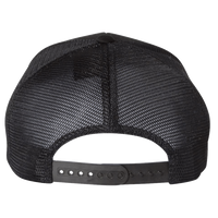 Flexfit by Yupoong 110 Mesh-Back Cap, Black / Black / Black, Back view