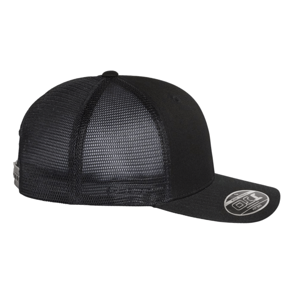 Flexfit by Yupoong 110 Mesh-Back Cap, Black / Black / Black, Right Side view