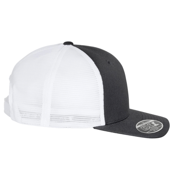 Flexfit by Yupoong 110® Mesh-Back Cap, Black / White, Right Side view