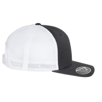 Flexfit by Yupoong 110® Mesh-Back Cap, Black / White, Right Side view