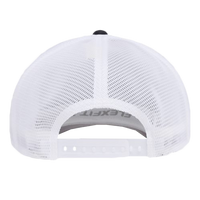 Flexfit by Yupoong 110 Mesh-Back Cap, Black / White / White, Back view