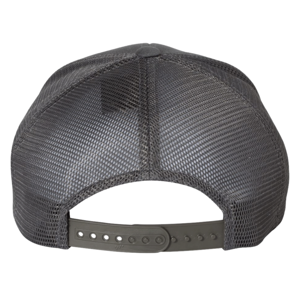 Flexfit by Yupoong 110® Mesh-Back Cap, Charcoal / Charcoal, Back view