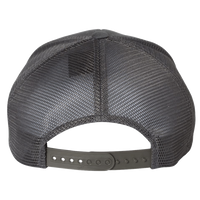 Flexfit by Yupoong 110® Mesh-Back Cap, Charcoal / Charcoal, Back view