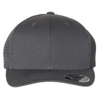 Flexfit by Yupoong 110 Mesh-Back Cap, Charcoal / Charcoal / Charcoal, Front view