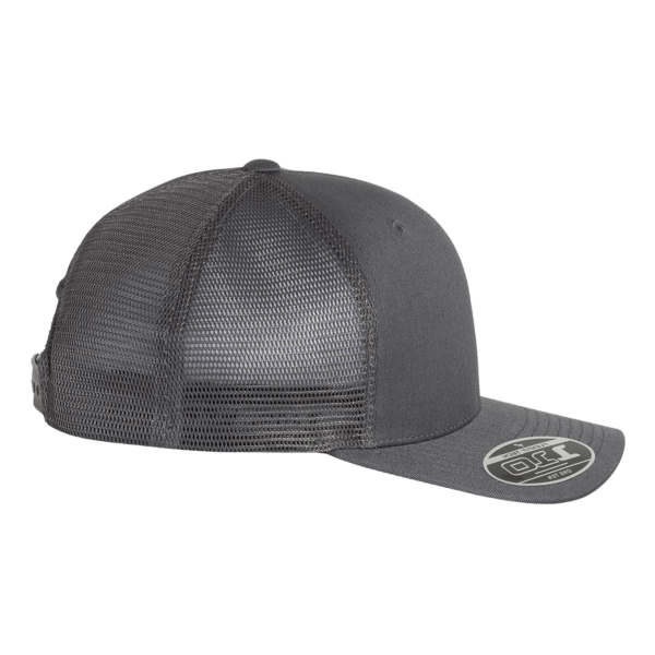 Flexfit by Yupoong 110 Mesh-Back Cap, Charcoal / Charcoal / Charcoal, Right Side view