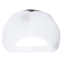 Flexfit by Yupoong 110 Mesh-Back Cap, Charcoal / White / White, Back view