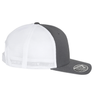 Flexfit by Yupoong 110 Mesh-Back Cap, Charcoal / White / White, Right Side view