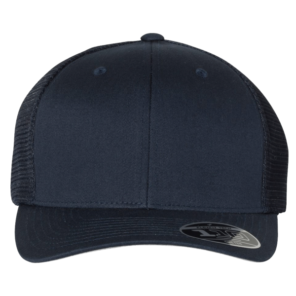 Flexfit by Yupoong 110 Mesh-Back Cap, Navy / Navy / Navy, Front view