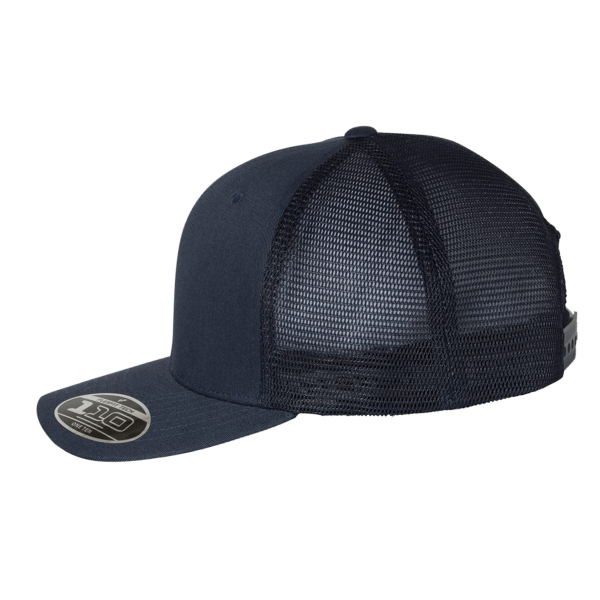 Flexfit by Yupoong 110 Mesh-Back Cap, Navy / Navy / Navy, Left Side view