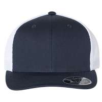 Flexfit by Yupoong 110® Mesh-Back Cap, Navy / White, Front view