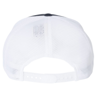 Flexfit by Yupoong 110 Mesh-Back Cap, Navy / White / White, Back view