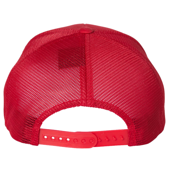 Flexfit by Yupoong 110® Mesh-Back Cap, Red / Red, Back view