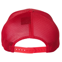 Flexfit by Yupoong 110 Mesh-Back Cap, Red / Red / Red, Back view