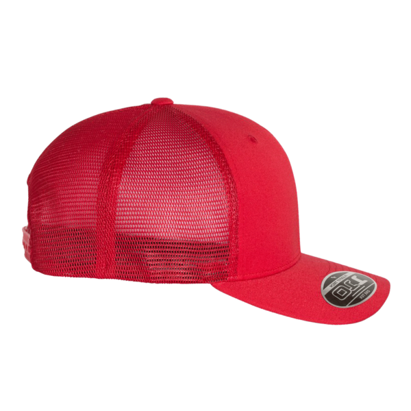 Flexfit by Yupoong 110® Mesh-Back Cap, Red / Red, Right Side view