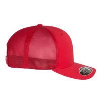 Flexfit by Yupoong 110® Mesh-Back Cap, Red / Red, Right Side view