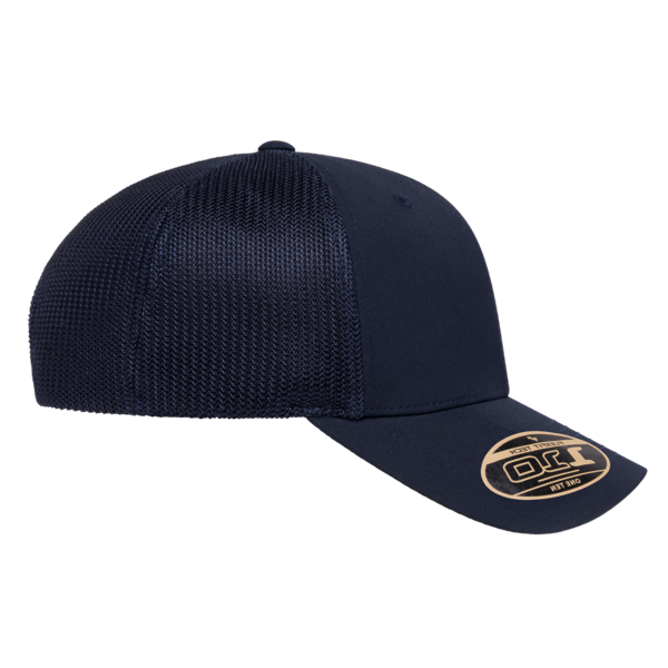 Flexfit by Yupoong 110® Recycled Mesh Cap, Navy / Navy, Right Side view