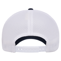 Flexfit by Yupoong 110® Recycled Mesh Cap, Navy / White, Back view