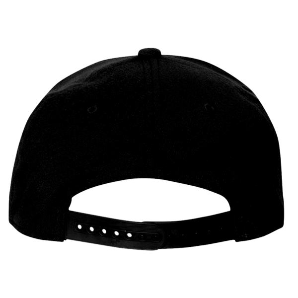 Flexfit by Yupoong 110® Snapback Cap, Black / Black, Back view