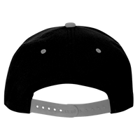 Flexfit by Yupoong 110® Snapback Cap, Black / Grey, Back view