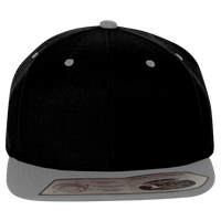 Flexfit by Yupoong 110® Snapback Cap, Black / Grey, Front view