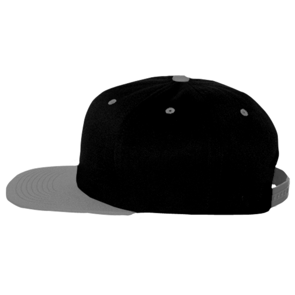Flexfit by Yupoong 110® Snapback Cap, Black / Grey, Left Side view