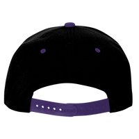 Flexfit by Yupoong 110® Snapback Cap, Black / Purple, Back view