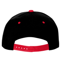 Flexfit by Yupoong 110® Snapback Cap, Black / Red, Back view